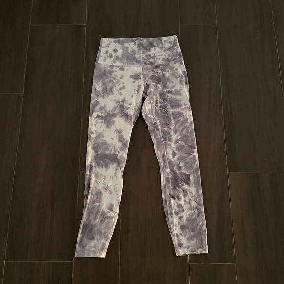 Lululemon Align Pant 28" *Diamond Dye Diamond Dye Pink Bliss Graphite Purple - Picture 3 of 5